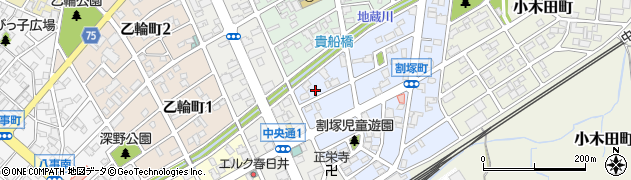愛知県春日井市割塚町31周辺の地図