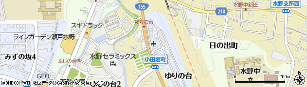 愛知県瀬戸市ゆりの台62周辺の地図