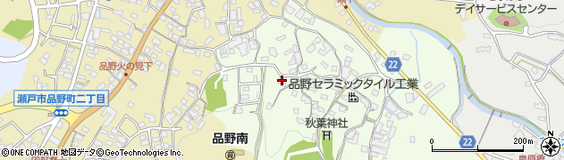 愛知県瀬戸市窯町193周辺の地図