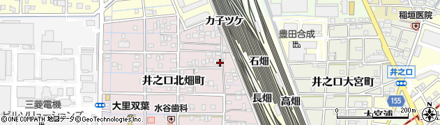 愛知県稲沢市井之口北畑町100周辺の地図