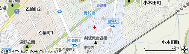 愛知県春日井市割塚町51周辺の地図