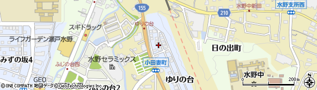 愛知県瀬戸市ゆりの台72周辺の地図
