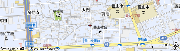 愛知県豊山町（西春日井郡）豊場（鳥居前）周辺の地図