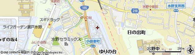 愛知県瀬戸市ゆりの台76周辺の地図