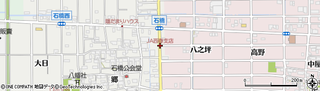 JA西春支店周辺の地図