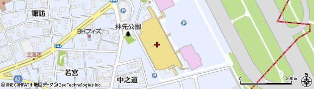 ＴＨＲＥＥＰＰＹエアポートウォーク名古屋店周辺の地図