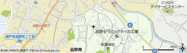 愛知県瀬戸市窯町37周辺の地図