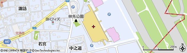 サンリペア・エアポートウォーク名古屋店周辺の地図
