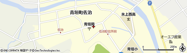 兵庫県丹波市青垣町佐治631周辺の地図