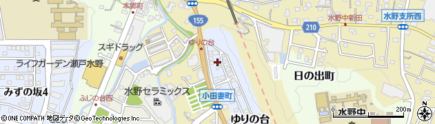 愛知県瀬戸市ゆりの台70周辺の地図