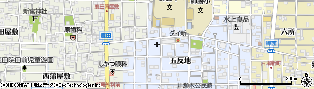 愛知県北名古屋市井瀬木鴨18周辺の地図