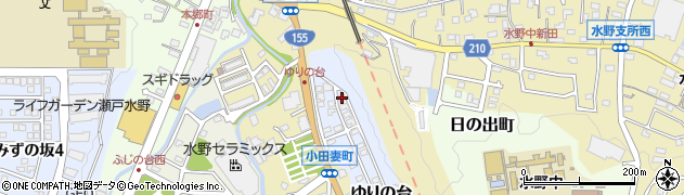 愛知県瀬戸市ゆりの台77周辺の地図