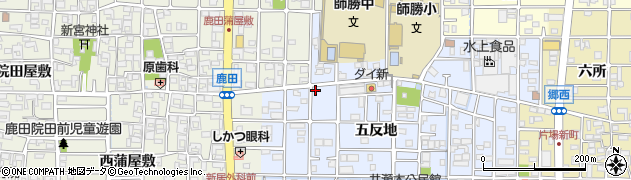 愛知県北名古屋市井瀬木鴨13周辺の地図
