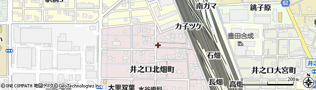 愛知県稲沢市井之口北畑町55周辺の地図