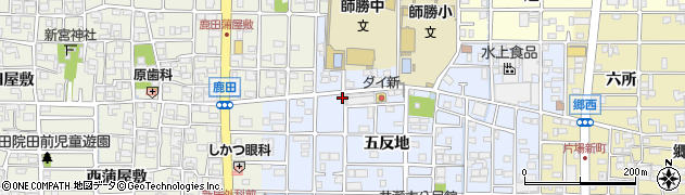 愛知県北名古屋市井瀬木鴨17周辺の地図