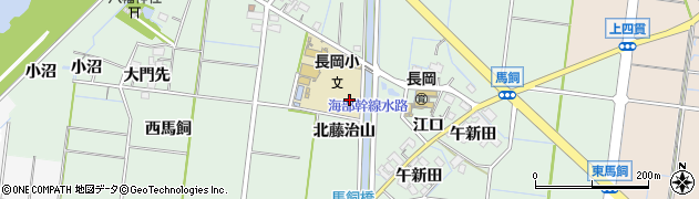 愛知県稲沢市祖父江町馬飼江口周辺の地図