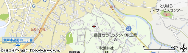 愛知県瀬戸市窯町50周辺の地図
