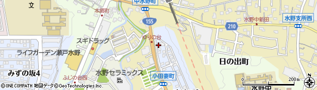 愛知県瀬戸市ゆりの台66周辺の地図