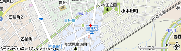 愛知県春日井市割塚町124周辺の地図