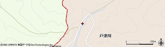 京都府京丹波町（船井郡）戸津川（大明軍）周辺の地図
