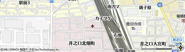 愛知県稲沢市井之口北畑町71周辺の地図