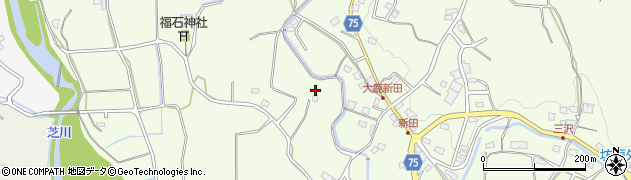 静岡県富士宮市大鹿窪696周辺の地図