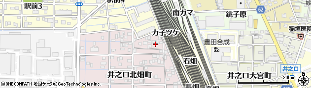 愛知県稲沢市井之口北畑町77周辺の地図