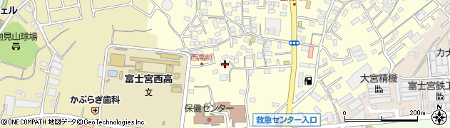 静岡県富士宮市宮原45周辺の地図