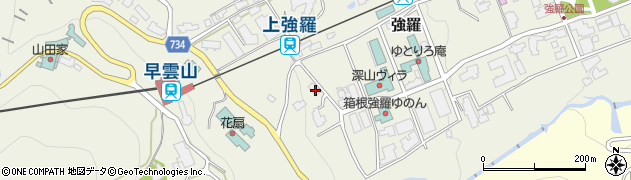 神奈川県足柄下郡箱根町強羅1300-302周辺の地図