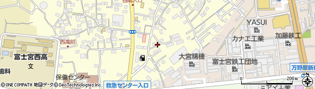 静岡県富士宮市宮原398周辺の地図