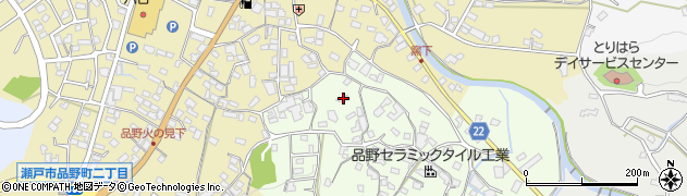 愛知県瀬戸市窯町54周辺の地図