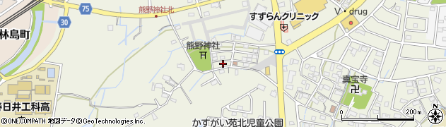 愛知県春日井市熊野町1393周辺の地図