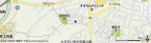 愛知県春日井市熊野町1398周辺の地図