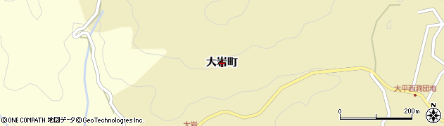 愛知県豊田市大岩町周辺の地図