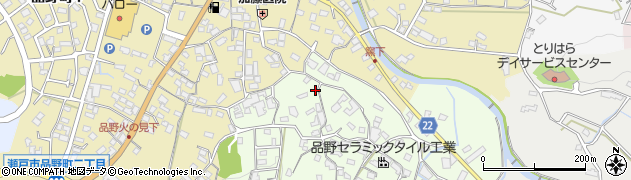 愛知県瀬戸市窯町56周辺の地図