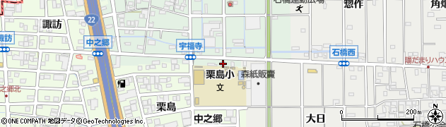 愛知県北名古屋市宇福寺長田110周辺の地図