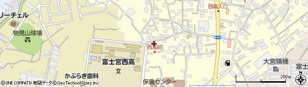 静岡県富士宮市宮原38周辺の地図