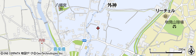 静岡県富士宮市外神1228周辺の地図