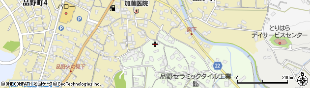 愛知県瀬戸市窯町61周辺の地図