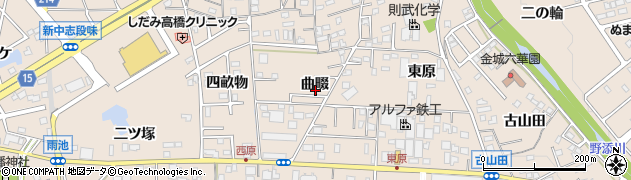 愛知県名古屋市守山区中志段味（曲畷）周辺の地図