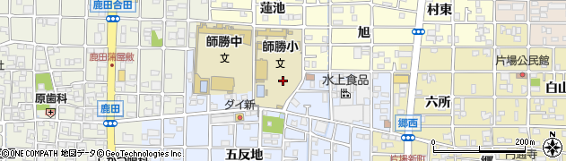 愛知県北名古屋市井瀬木大杉周辺の地図