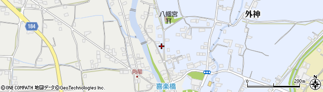 静岡県富士宮市外神1180周辺の地図