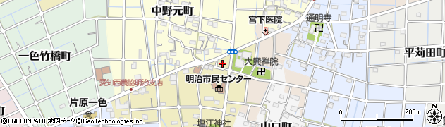 稲沢市医師会訪問看護ステーション周辺の地図