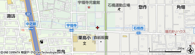 愛知県北名古屋市宇福寺長田67周辺の地図