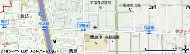 愛知県北名古屋市宇福寺長田89周辺の地図