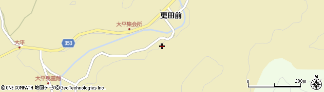 愛知県豊田市大平町中根周辺の地図