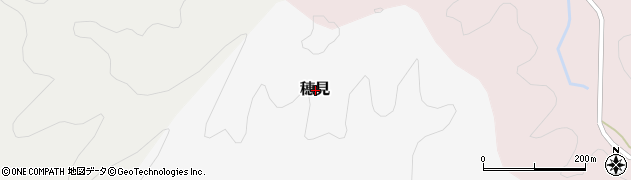 鳥取県八頭郡智頭町穂見周辺の地図
