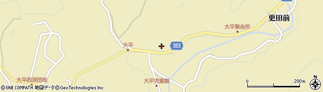 愛知県豊田市大平町（両工）周辺の地図