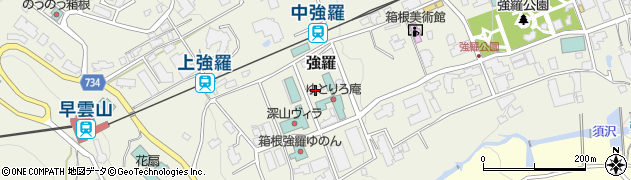 神奈川県足柄下郡箱根町強羅1300-122周辺の地図