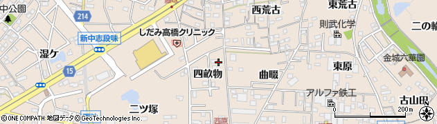 愛知県名古屋市守山区中志段味周辺の地図
